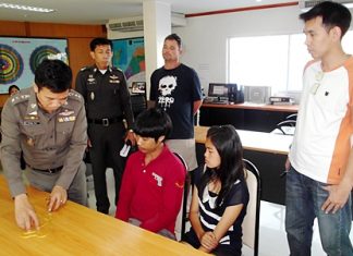 Theerapat Keudruang and Jarijira Champaathong have confessed to snatching gold necklaces from tourists in order to fund their partying.